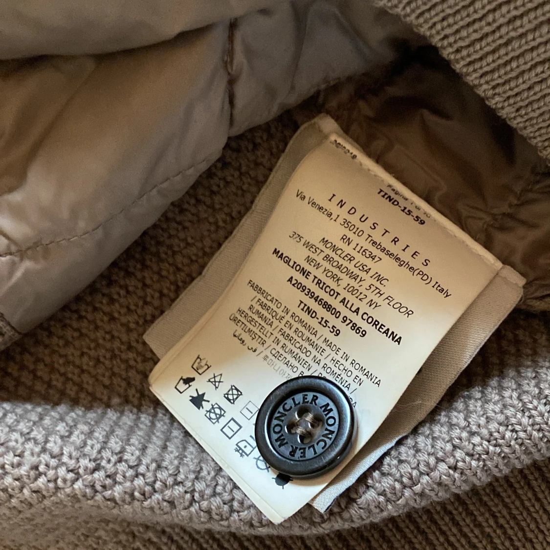 Moncler quiltad cardigan  - 3