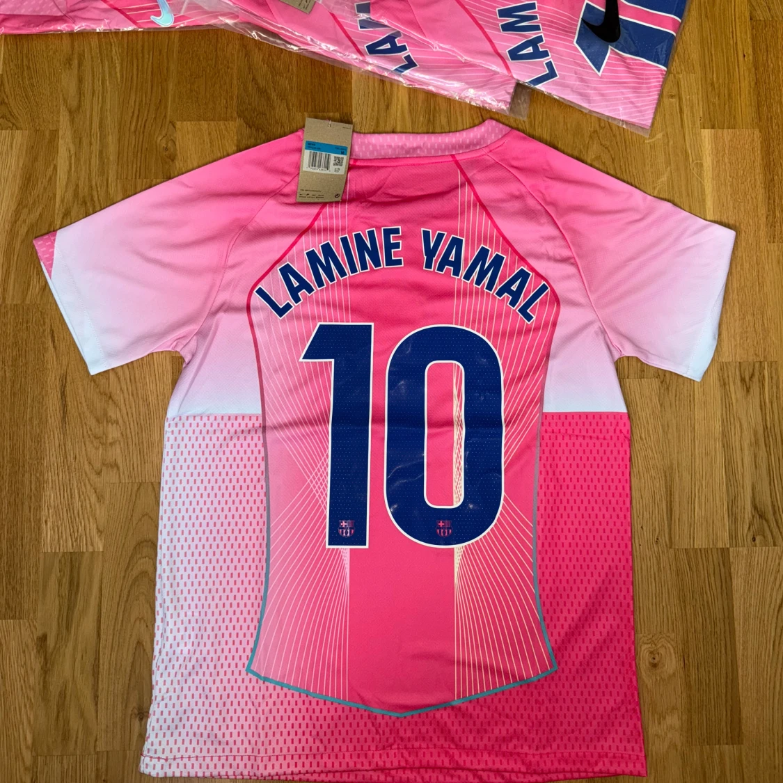 Barça Lamine Yamal rosa Nike tröja