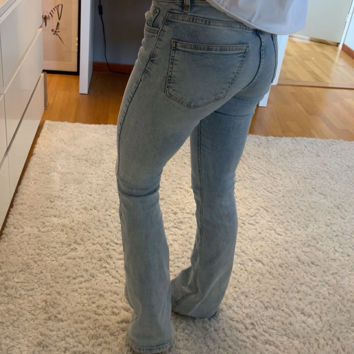 Bootcut ljusblå jeans - 1