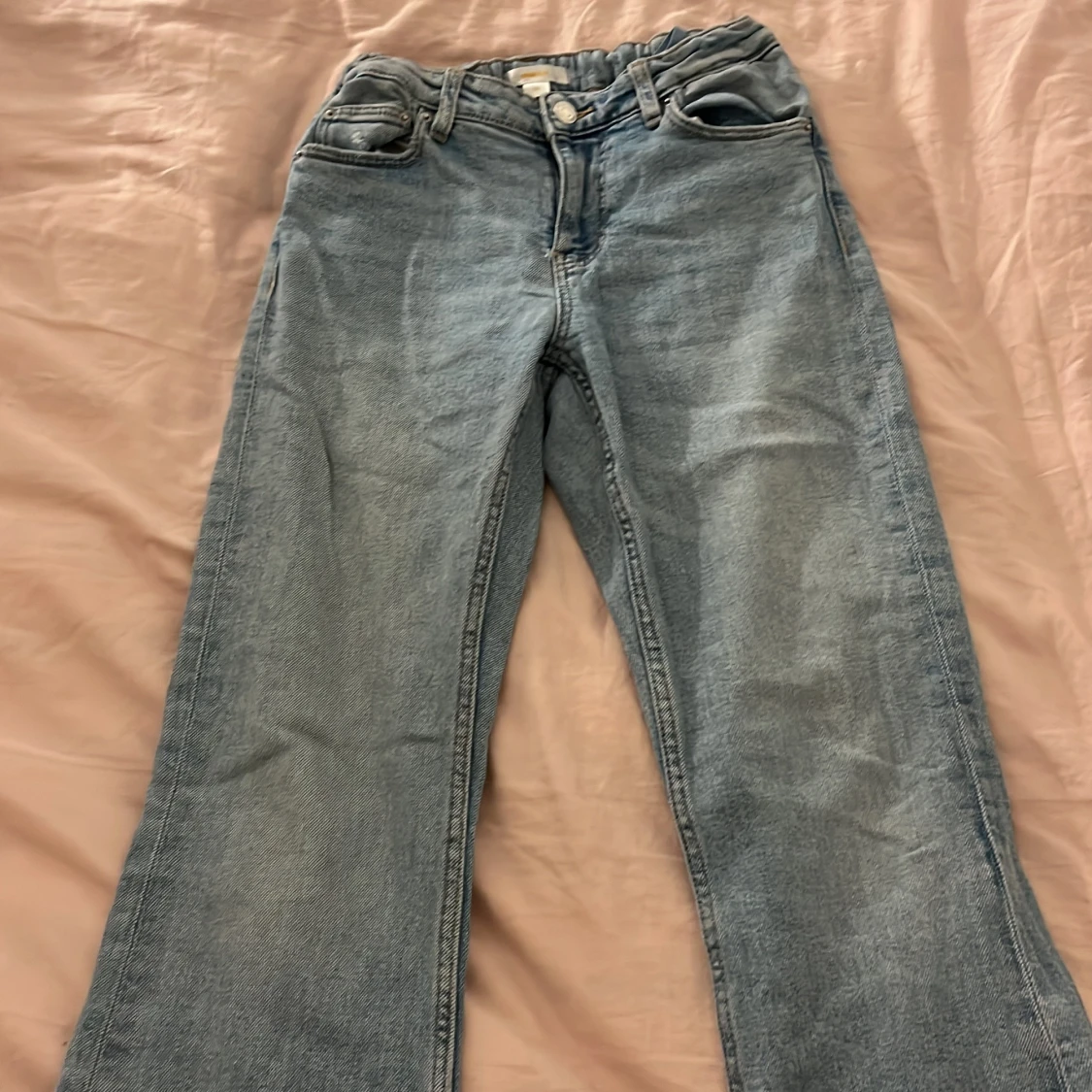 Ljusblå bootcut jeans💕 - 1