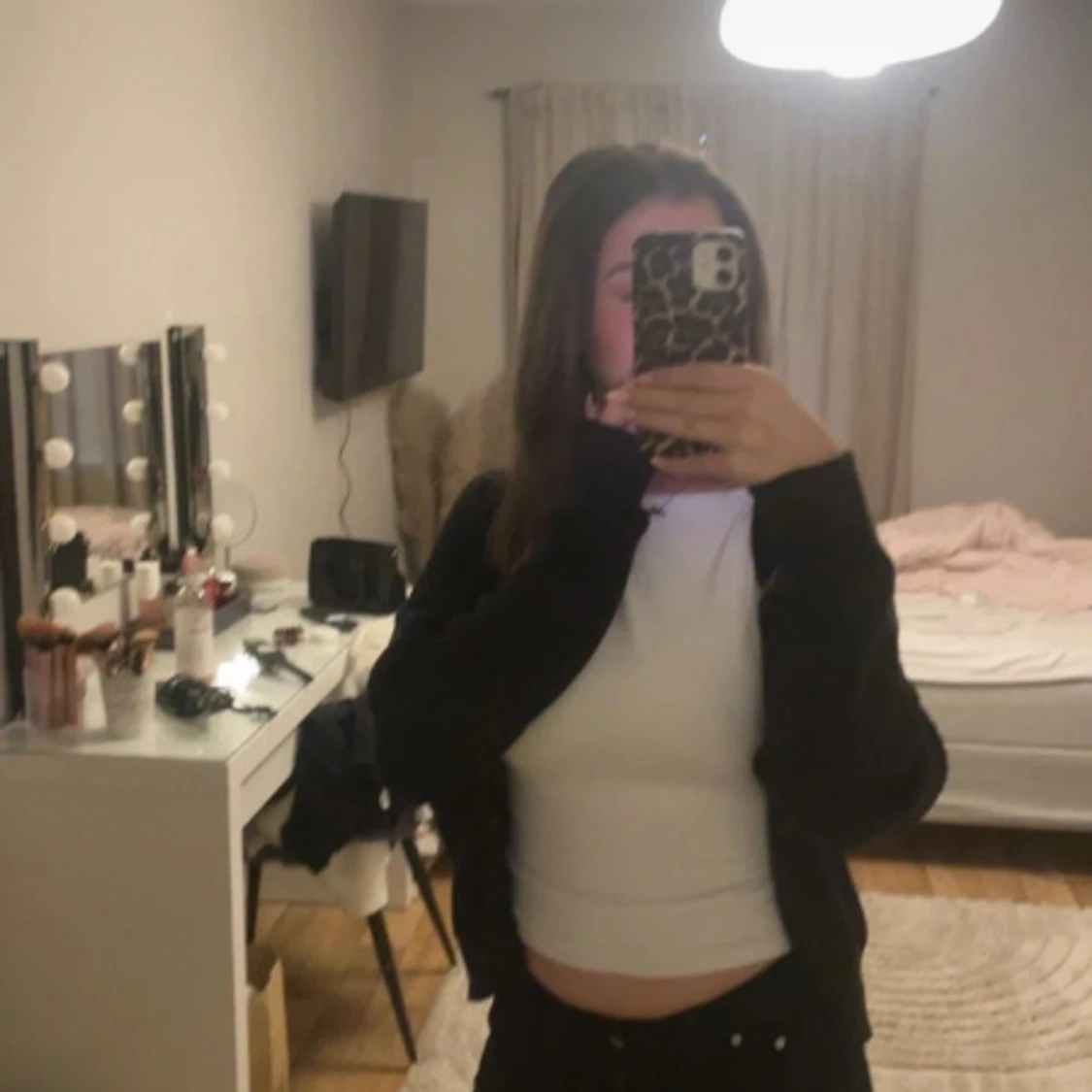 Svarta Lågmidjade jeans - 2