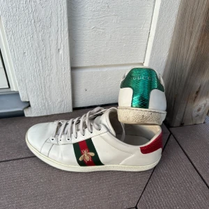 Gucci skor  - Fräscha Gucci ace bee skor. Skorna är i bra skick, 8/10. Vid köp medföljer dustbag. Storlek 40, passar nog också för 41. Tveka inte på att fråga!