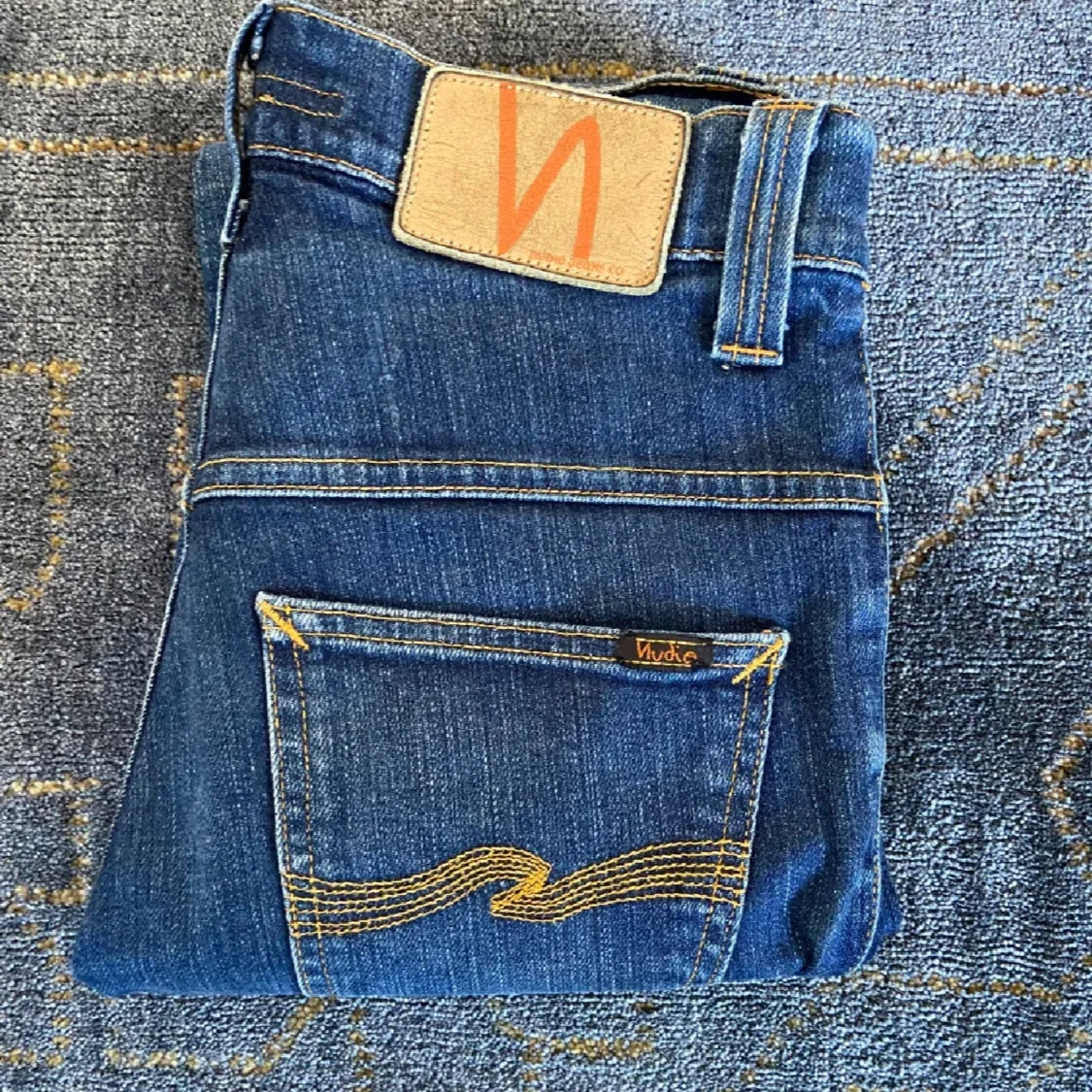 Blå jeans från Nudie Jeans