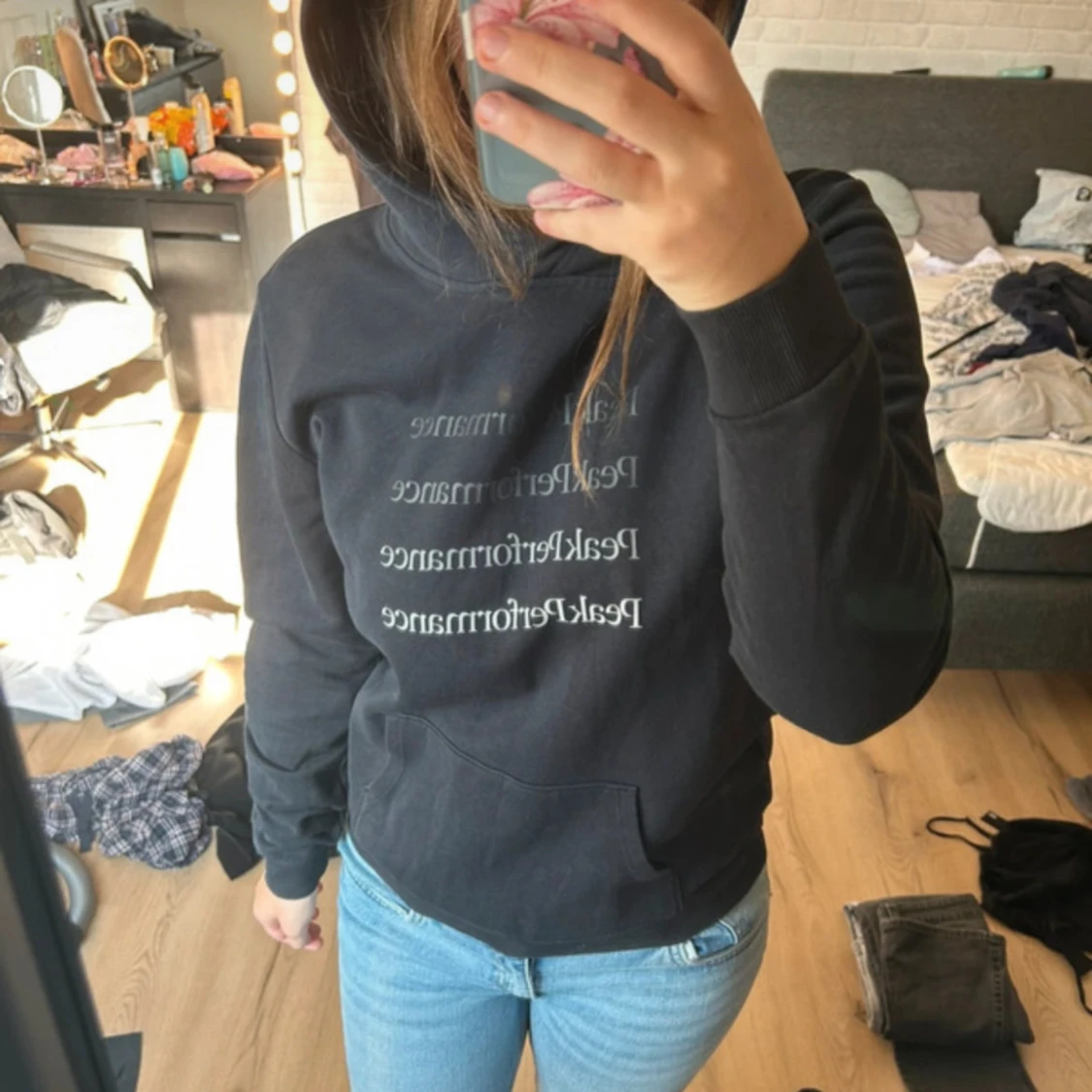 Svart hoodie Peak Performance - 1