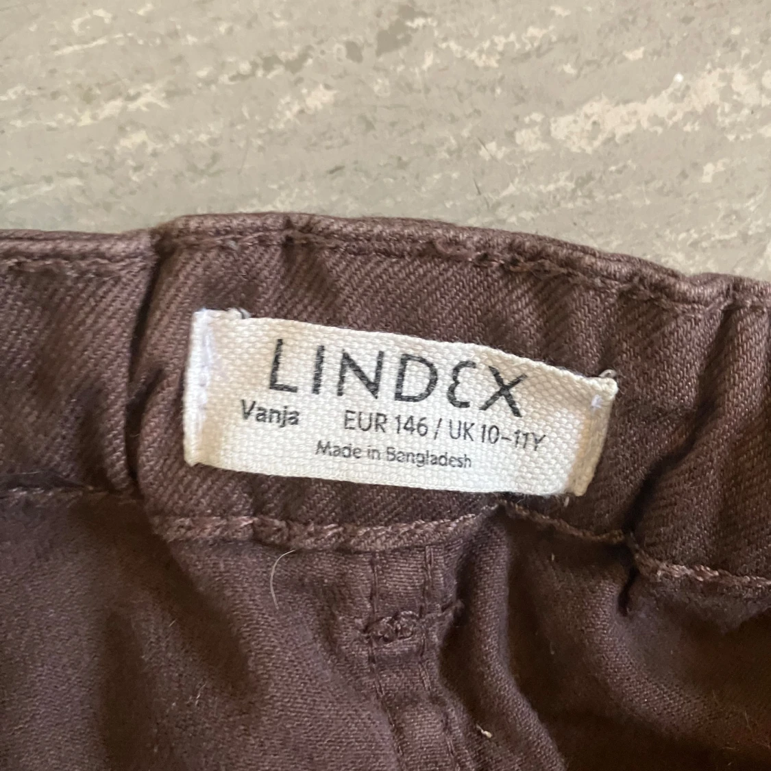 Bruna raka byxor från Lindex - 2