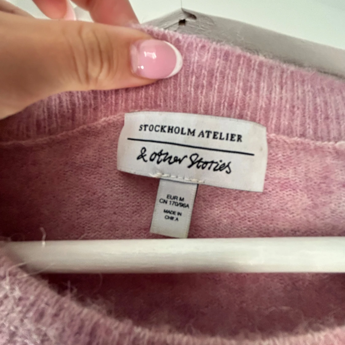 Rosa stickad tshirt - 3