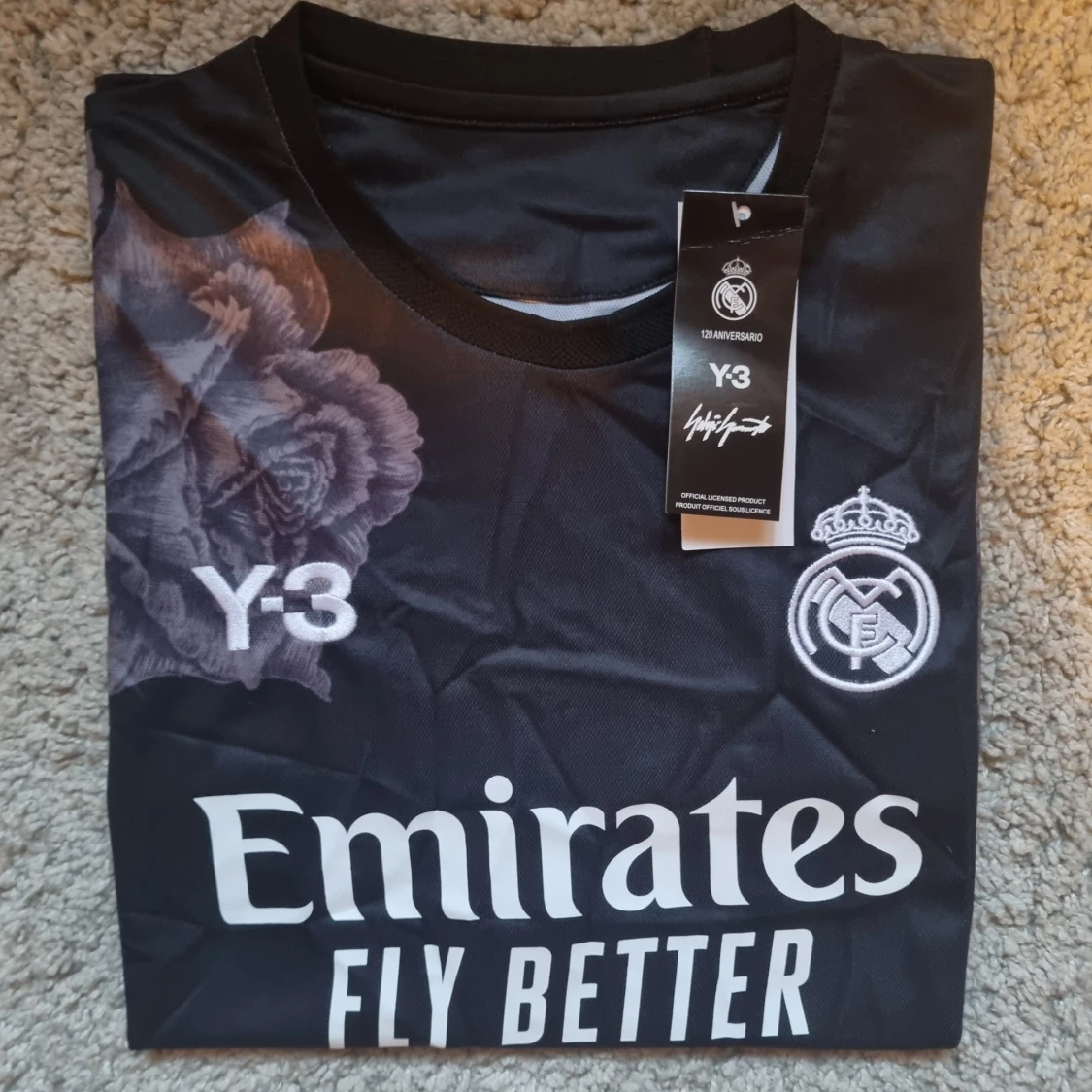Real Madrid x Y-3 svart fotbollströja - 2