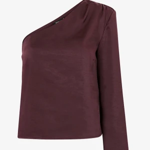 Vinröd oneshoulder topp - Snygg vinröd oneshoulder topp! Använd fåtal gånger 