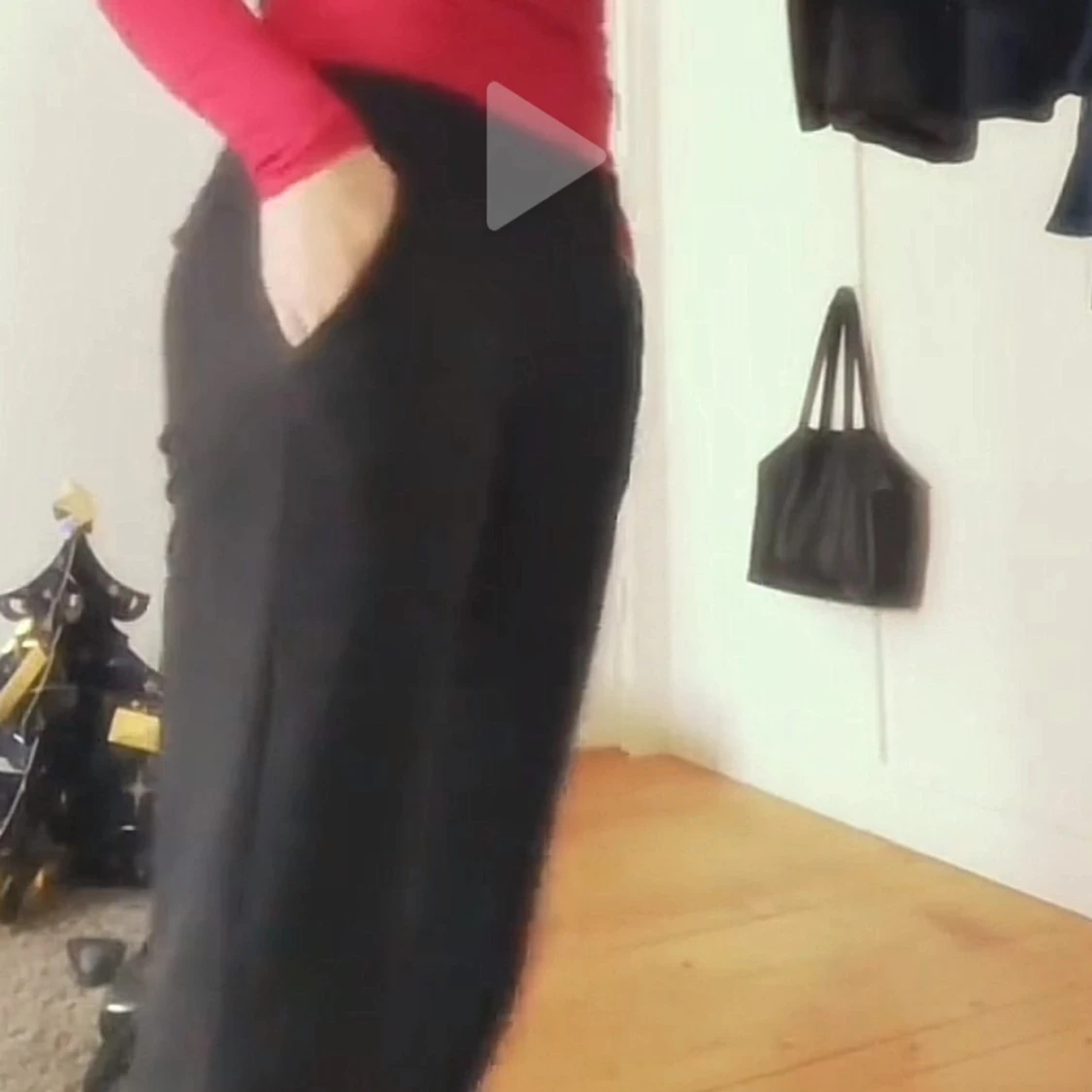 Svarta kostymbyxor - 92