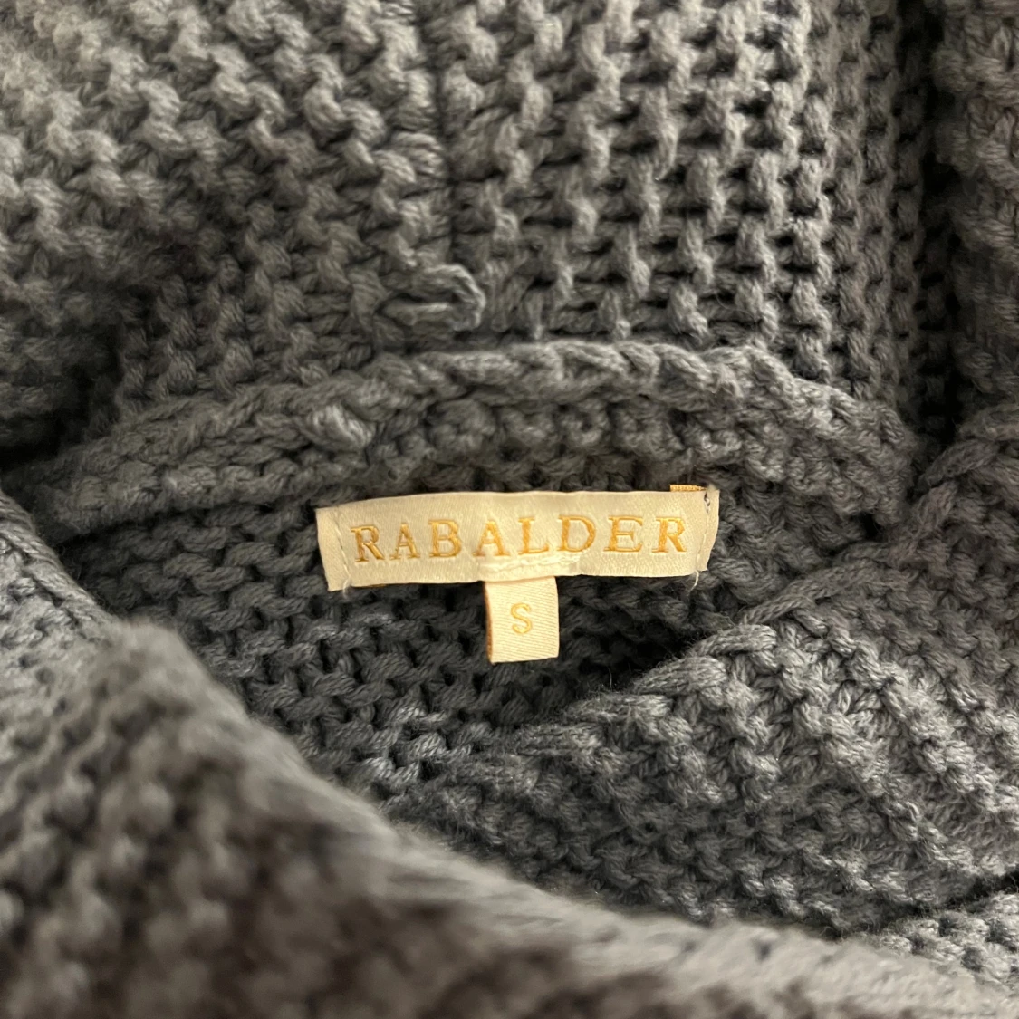 Blå stickad kofta från Rabalder - 2