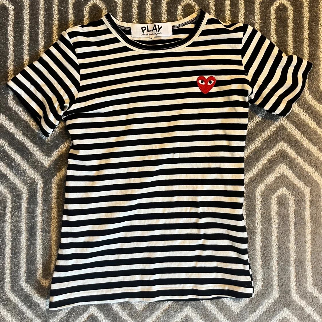 Randig t-shirt Comme des Garçons Play