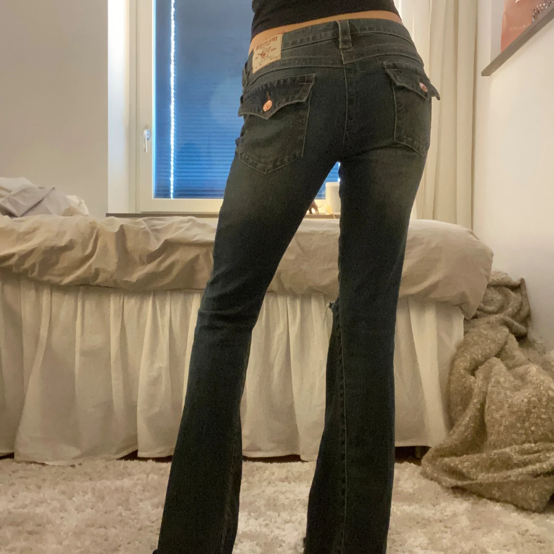 True Religion Joey Low Rise Flare Jeans - 1