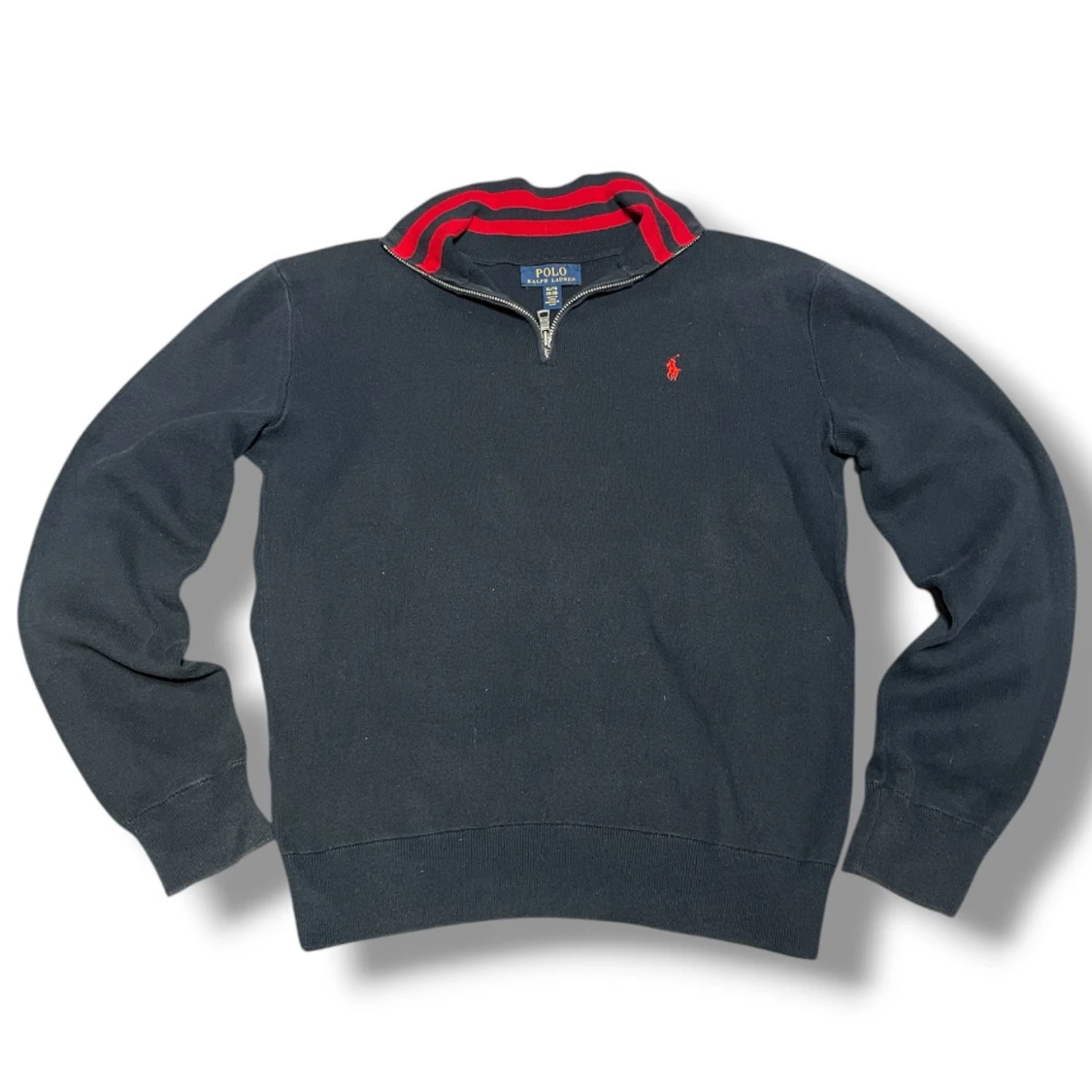 Ralph Lauren Marinblå Quarterzip  - 1