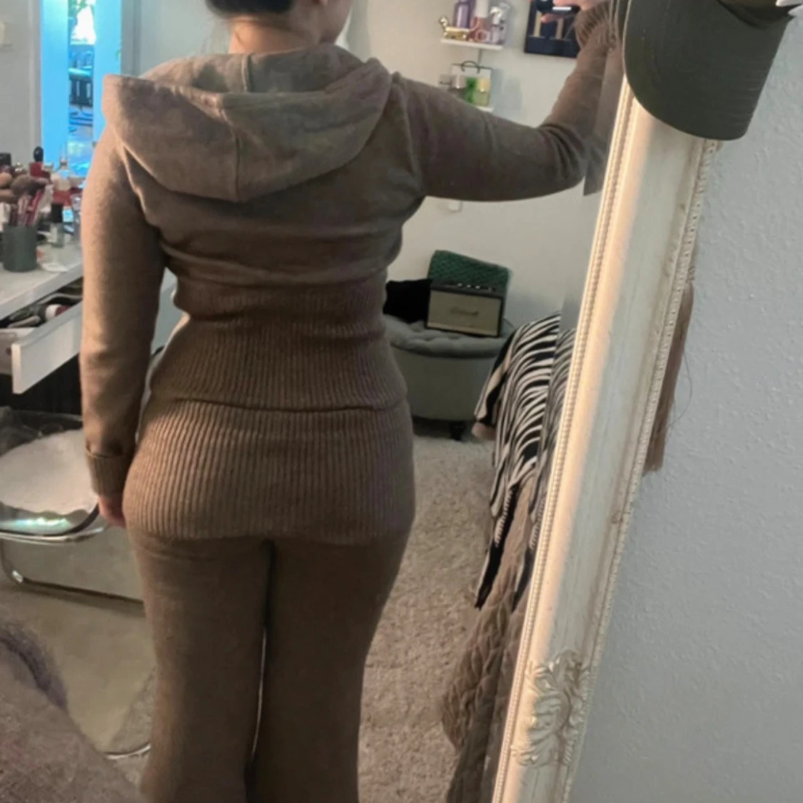 Bruna stickat sett från NA-KD - 1