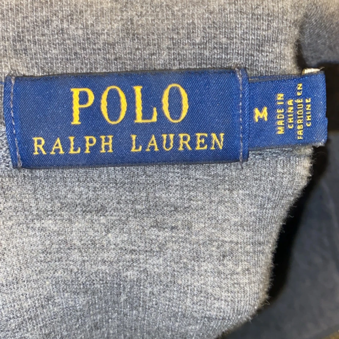 Grå half zip tröja från Polo Ralph Lauren - 1