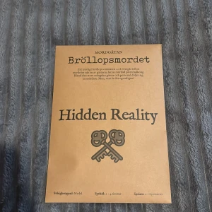Bröllopsmordet: Hidden Reality - Lös mordgåtan Bröllopsmordet! Ett spännande mysterium. Köpt för 329 i Göteborg. Spelat en gång, allt är tillbakalagt som det kom, och går att spela hur många gånger man vill. 
