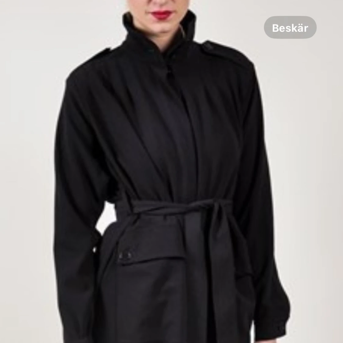 Rodebjer kappa - Odessa svart - 1