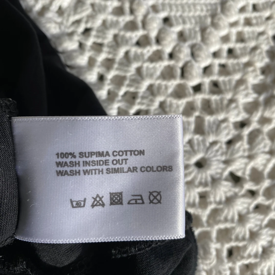 Svart Team Scandi t-shirt i bomull - 3