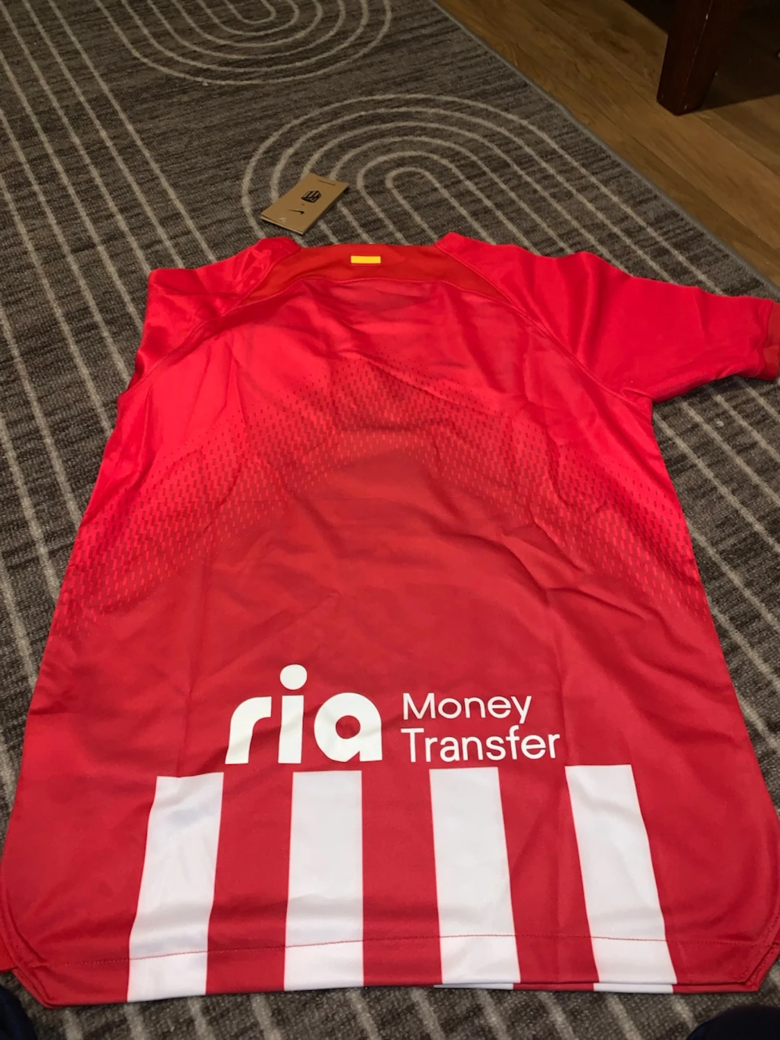 Rödvit randig Nike fotbollströja - 2