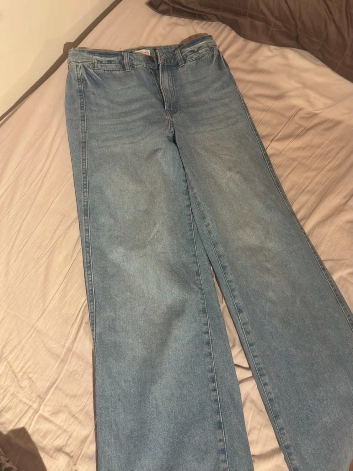 Lågmidjade baggy jeans 
