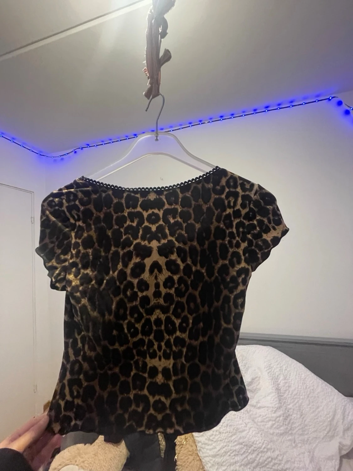 Leopard shein tröja i storlek S - 1