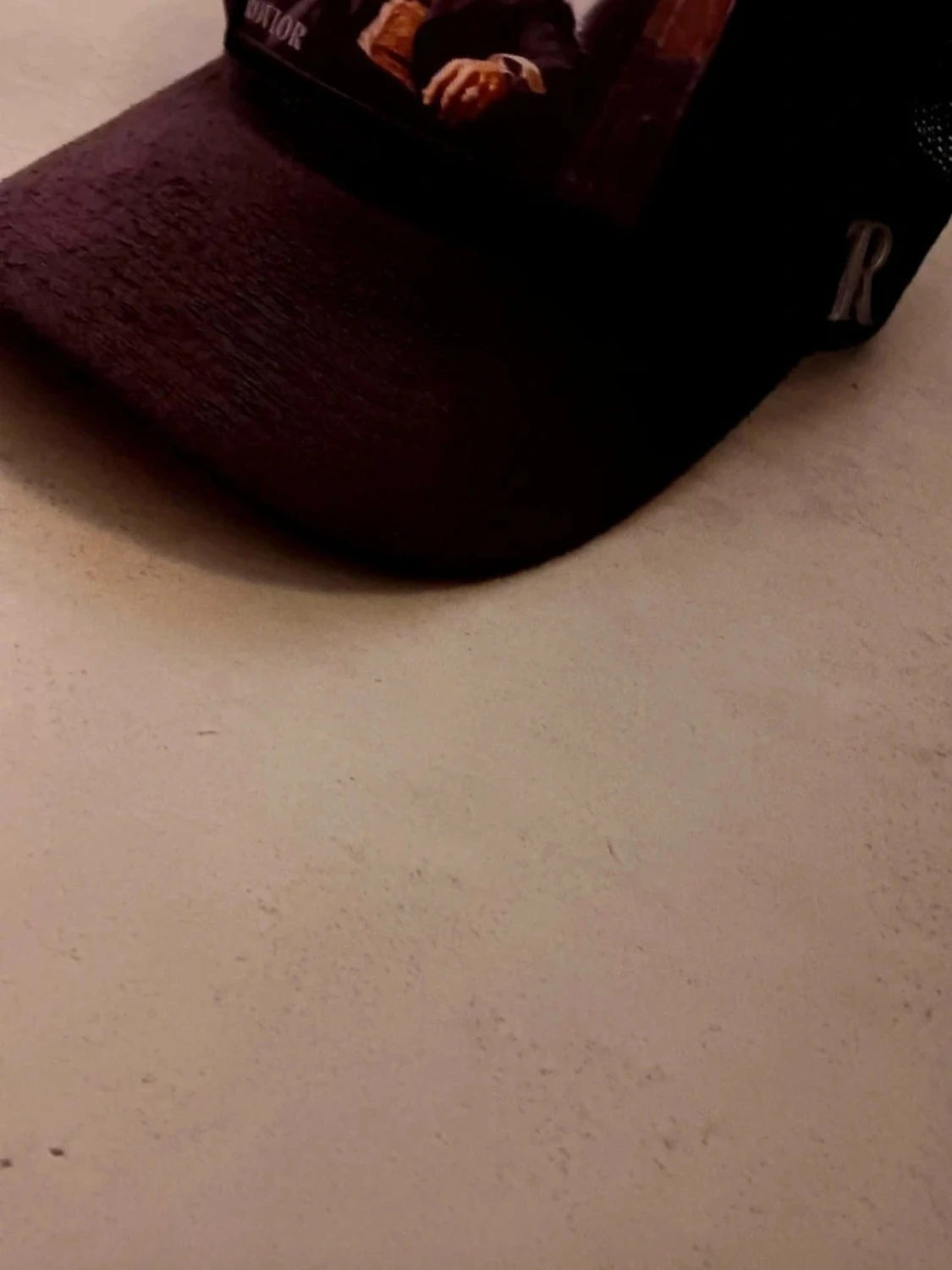 Svart meshkeps från Rovior