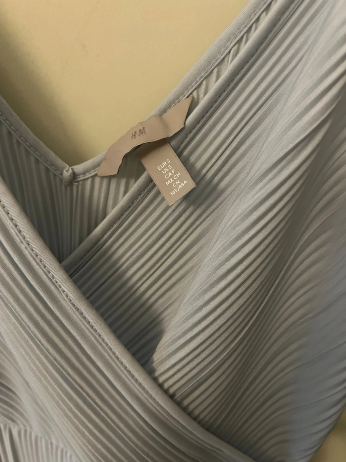 Ljusblå omlottklänning  H&M - 1