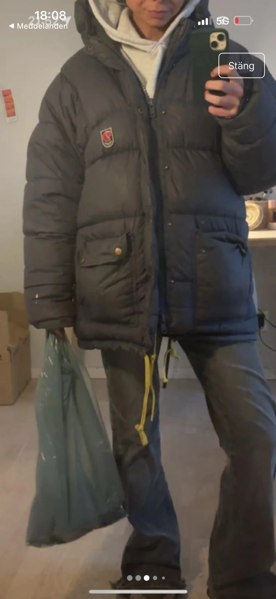 Blå Fjällräven jacka  - 2