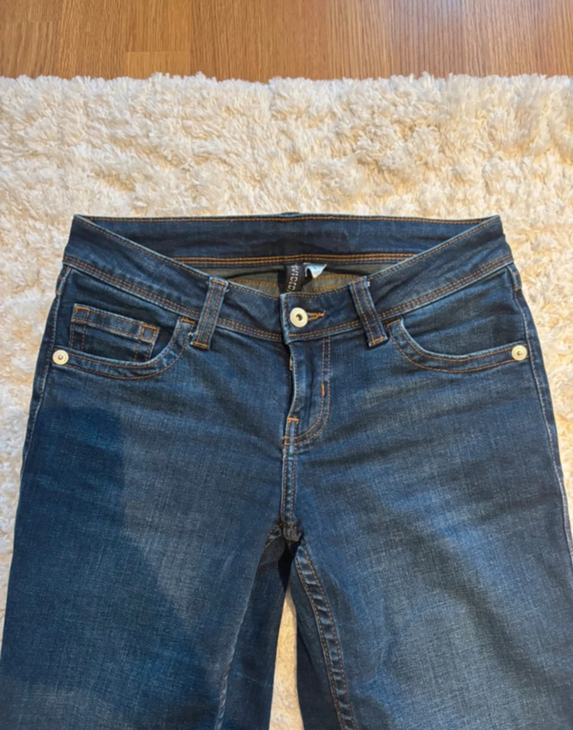 Bootcut jeans i mörkblå denim - 2