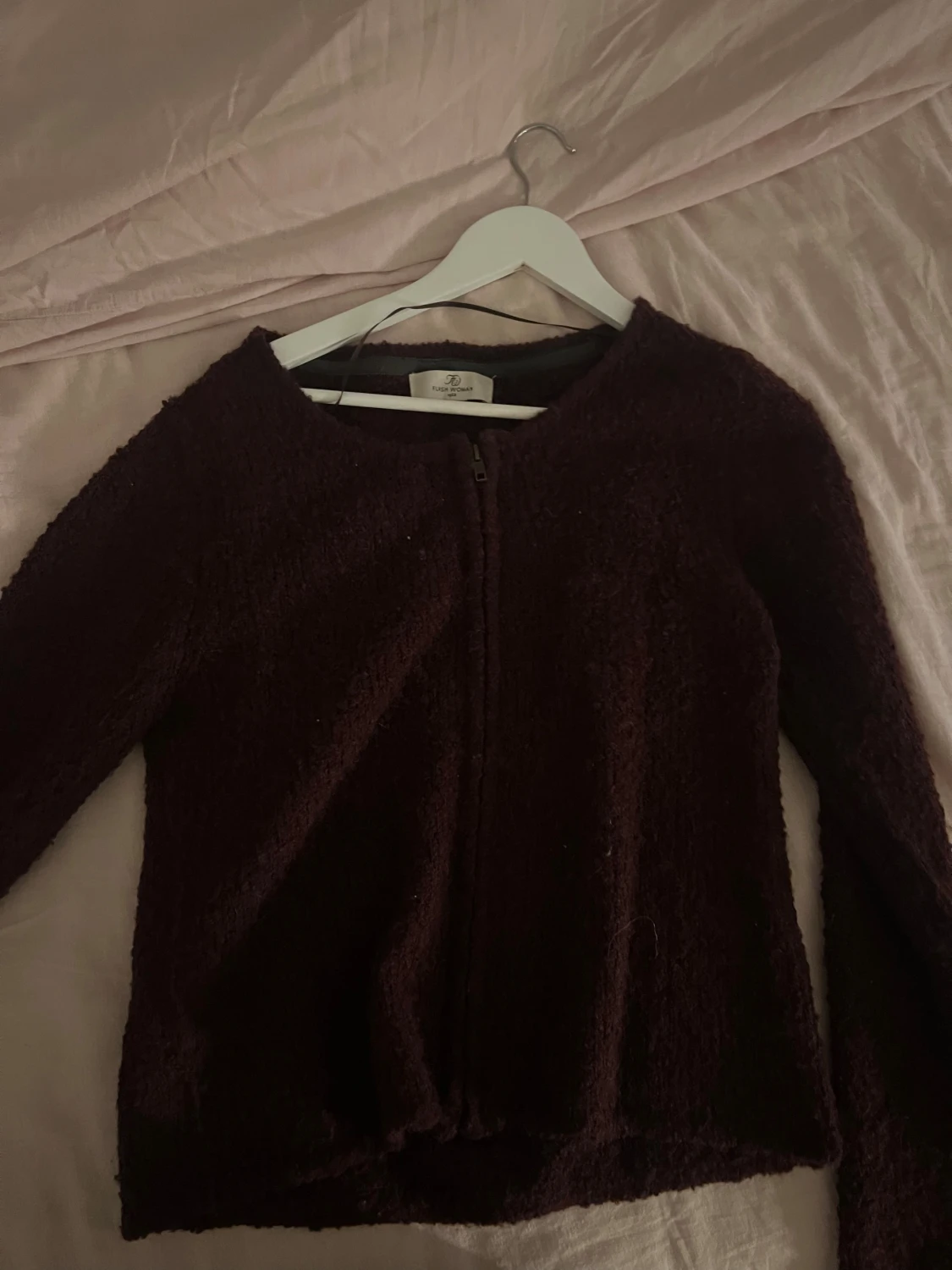 Mörkbrun teddyjacka från Flash Woman
