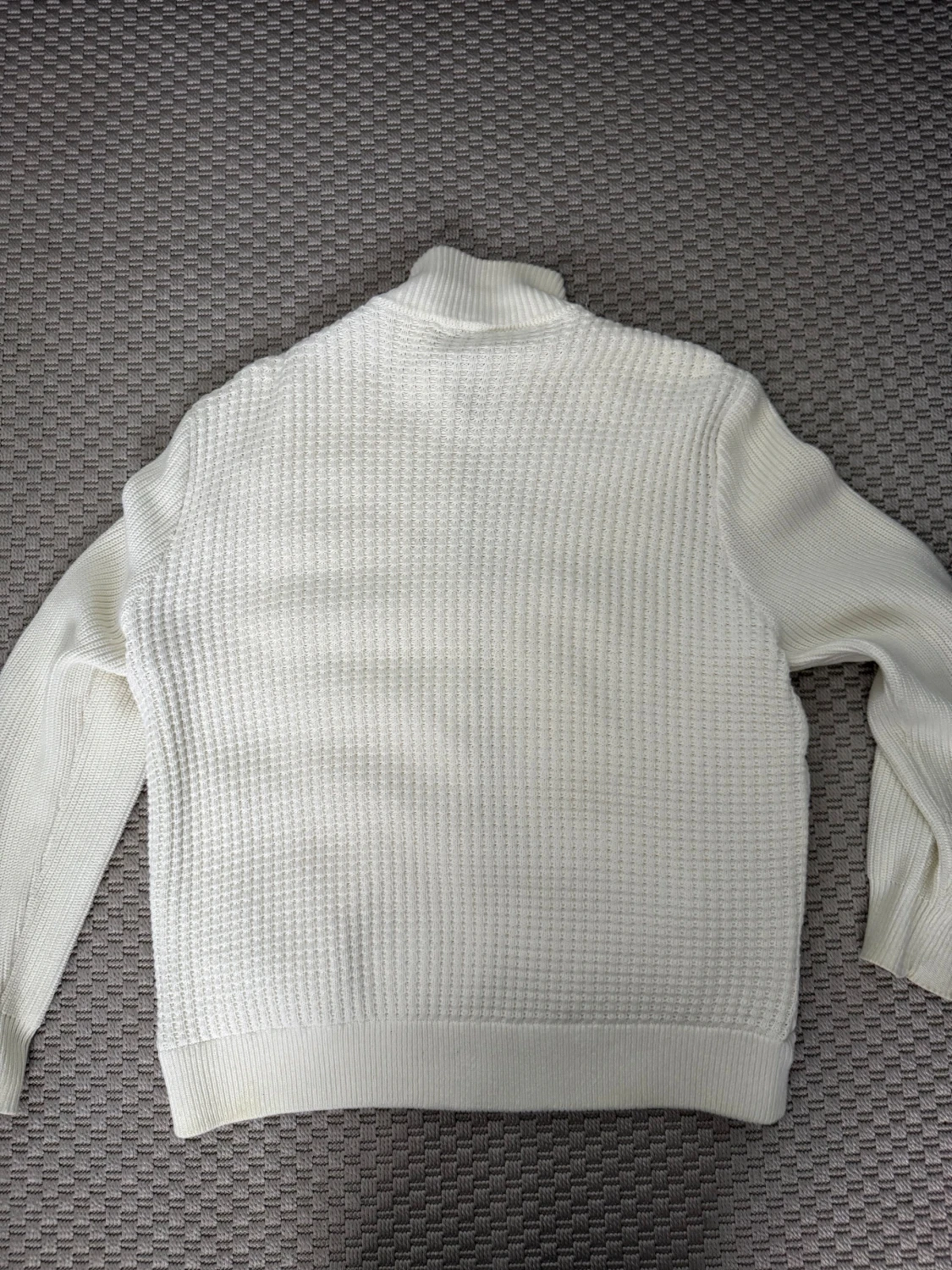 Vit Moncler stickad dunjacka - 3