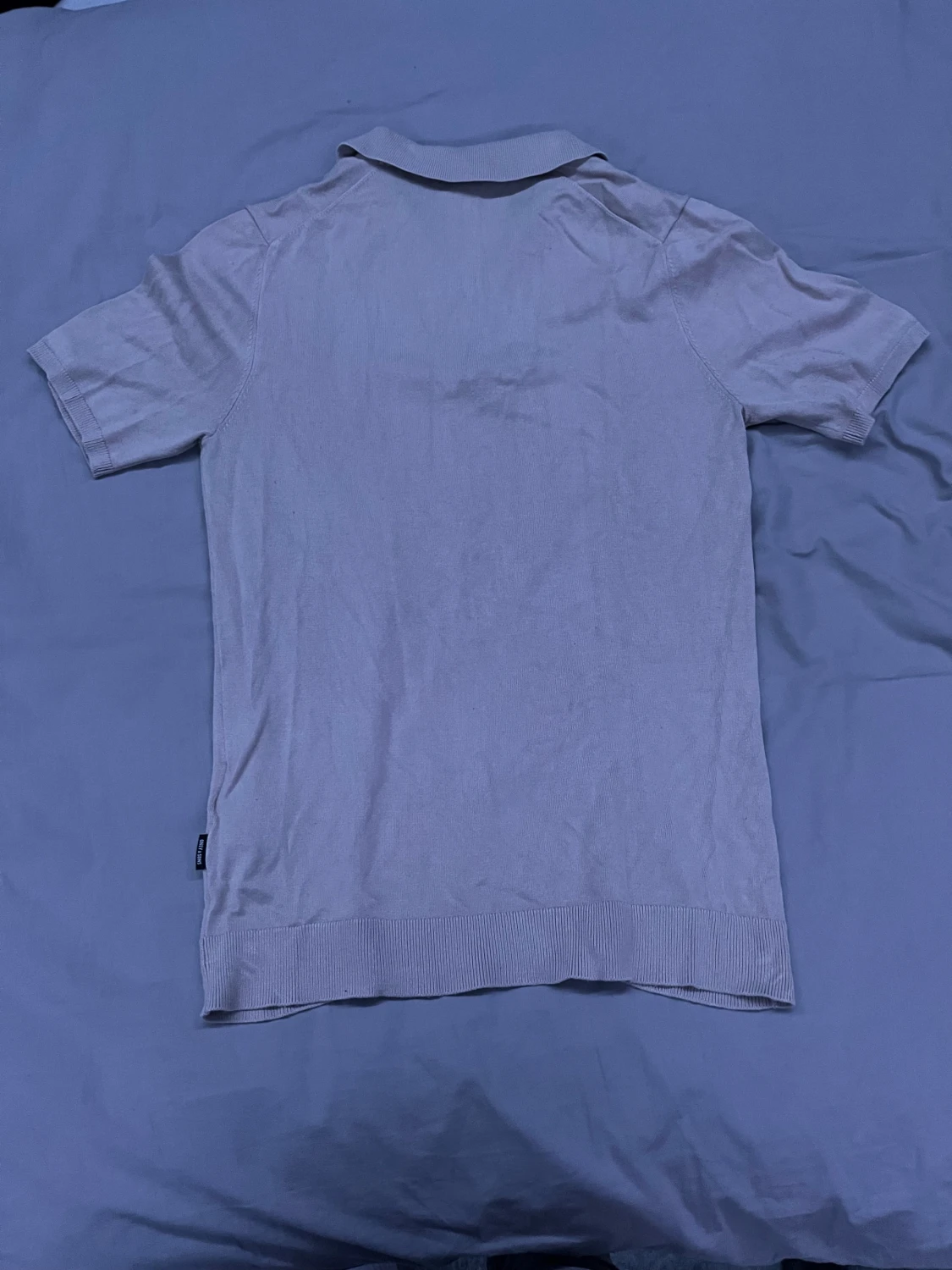 Beige pikétröja från Only & Sons