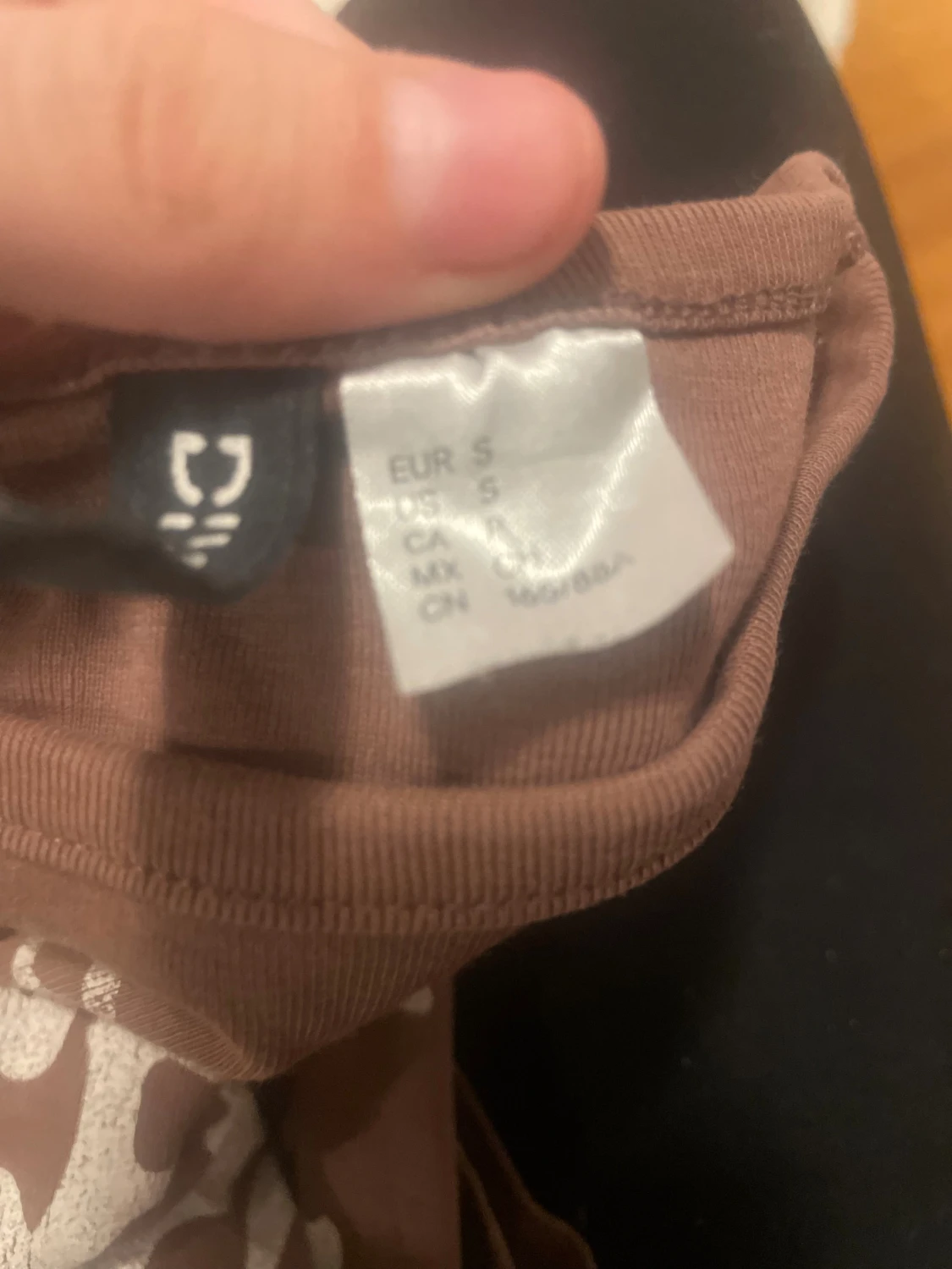 Brun croppad topp från H&M Divided - 1