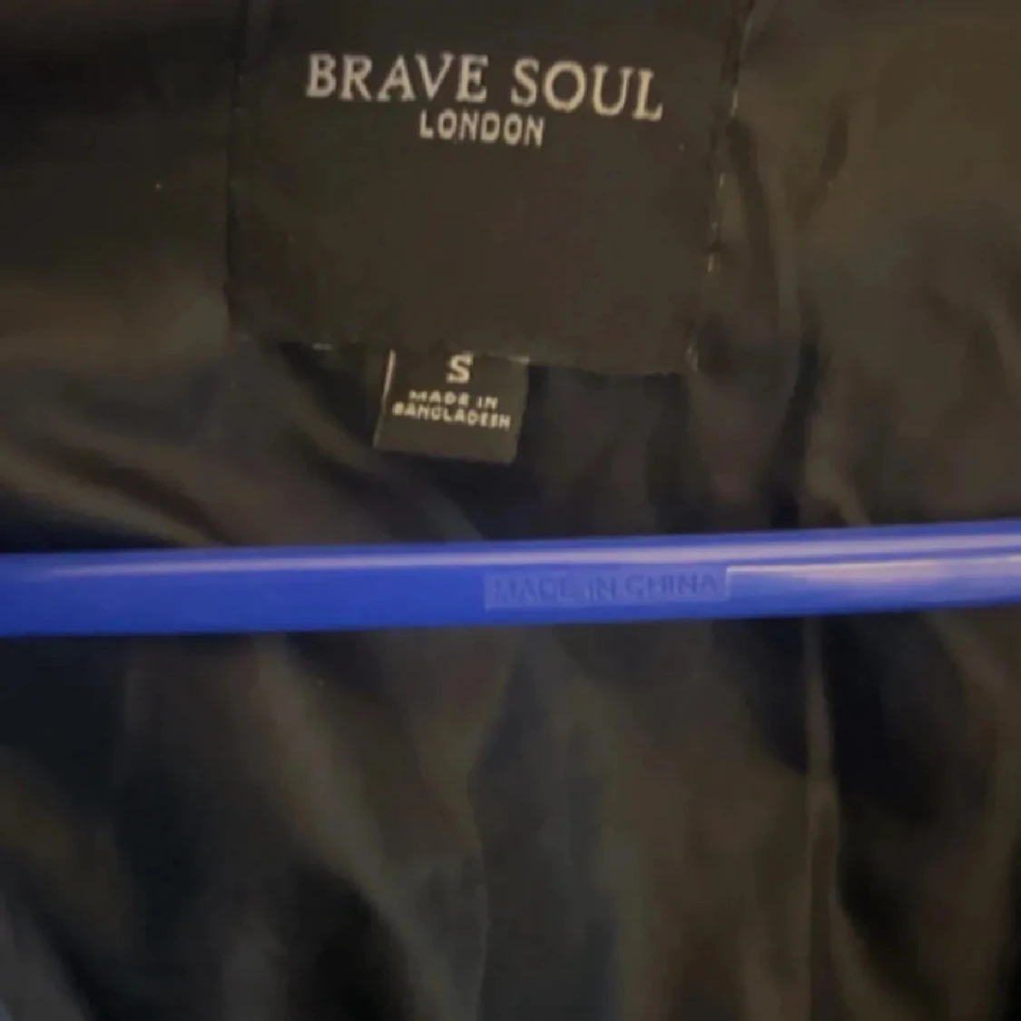 Svart teddyjacka Brave Soul S - 2