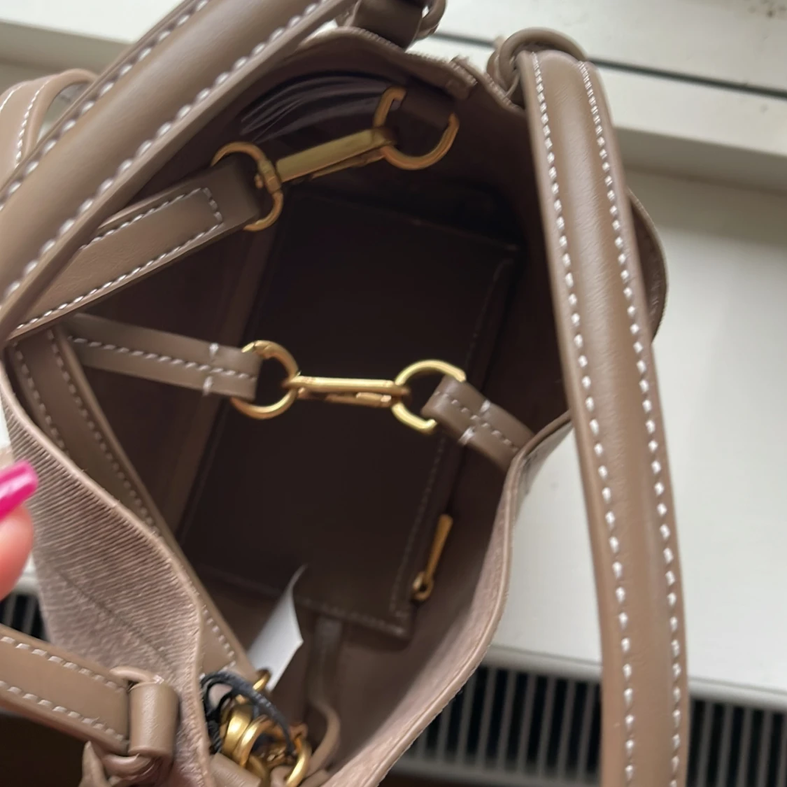 Beige väska från Zara - 1