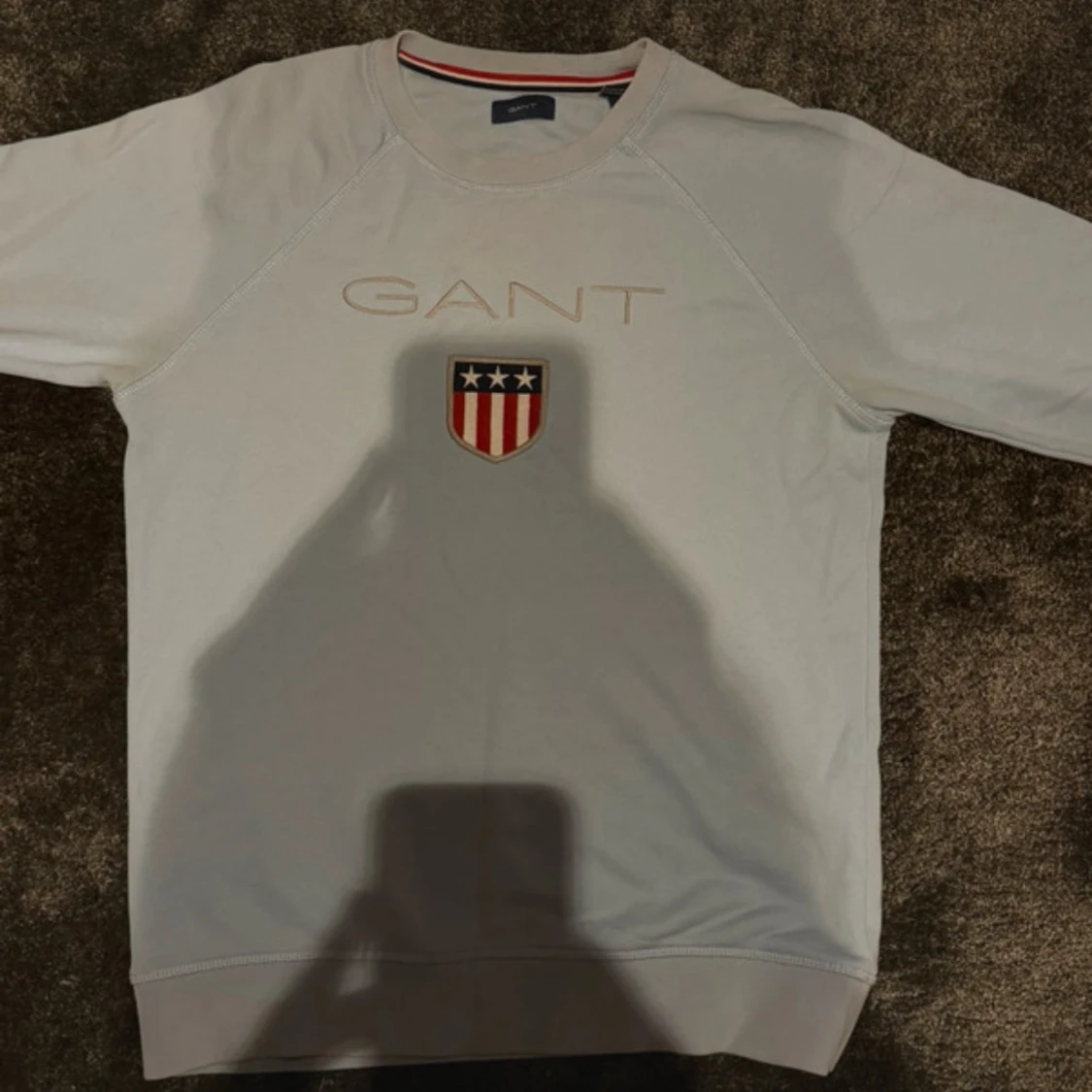 Ljusblå sweatshirt från GANT