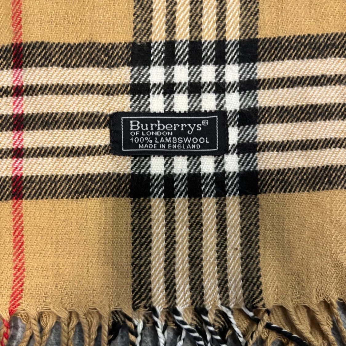 Beige Burberry Scarf - 1