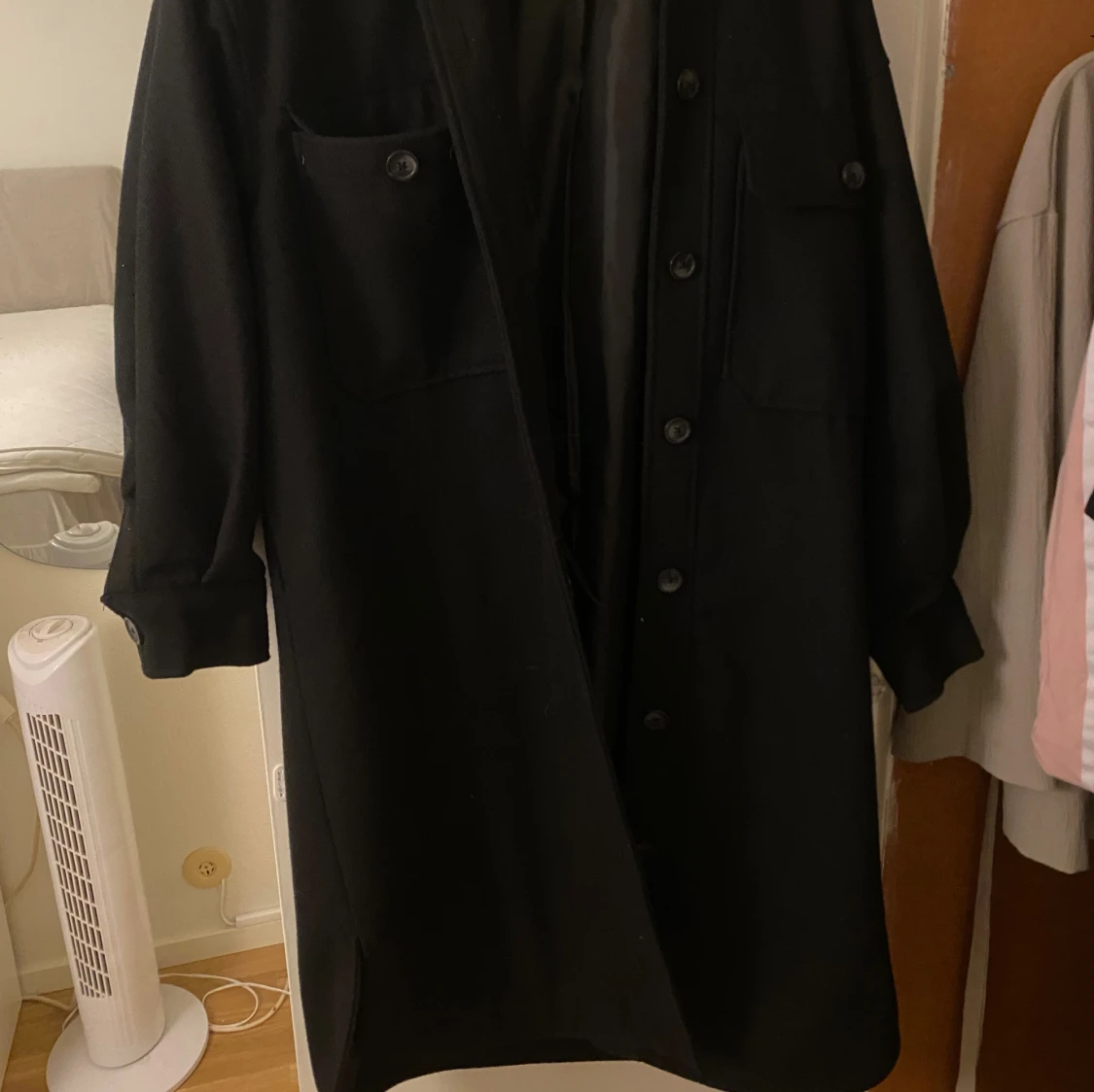 Svart kappa från Ellos, stl 38/40 - 2