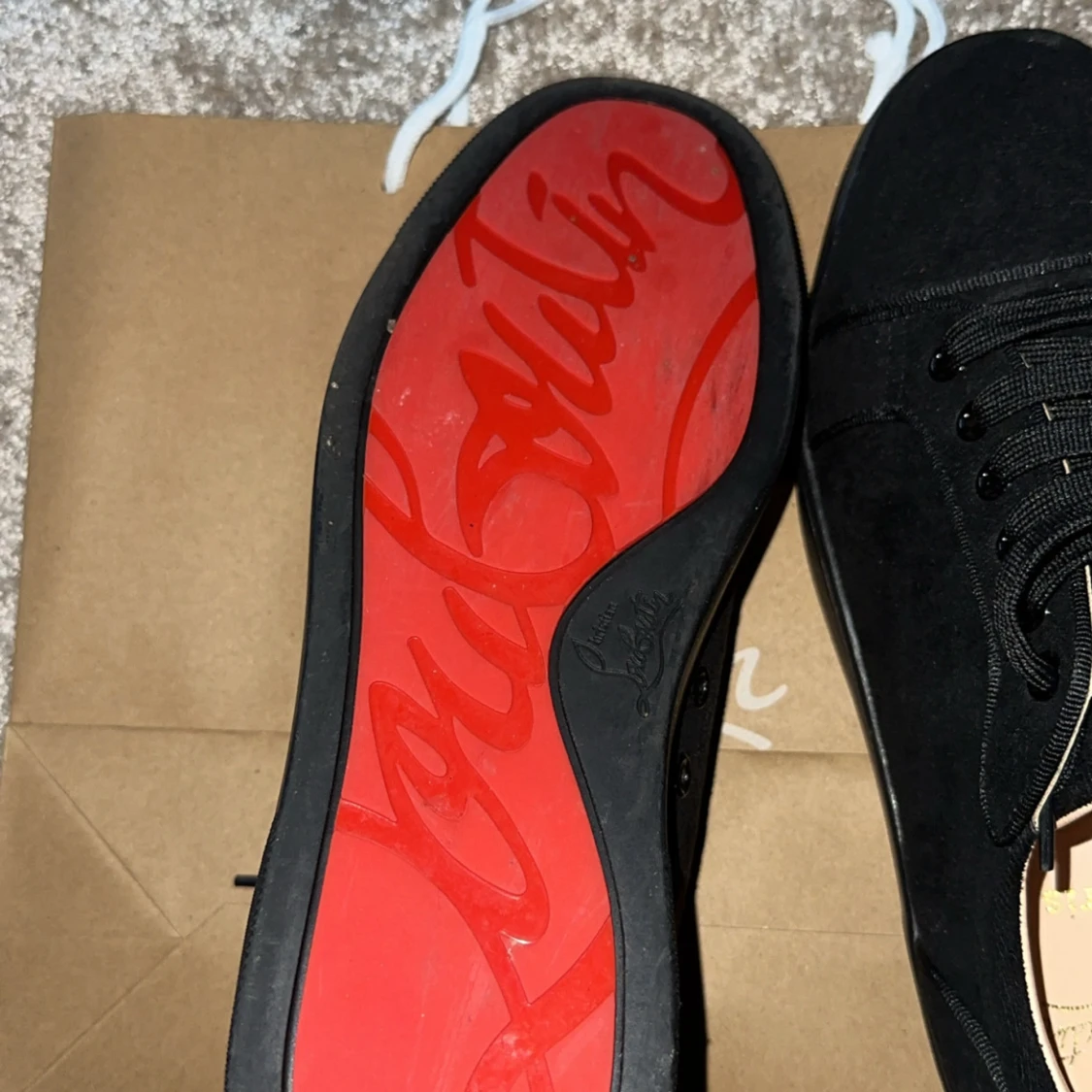 Svarta sneakers från Christian Louboutin - 1