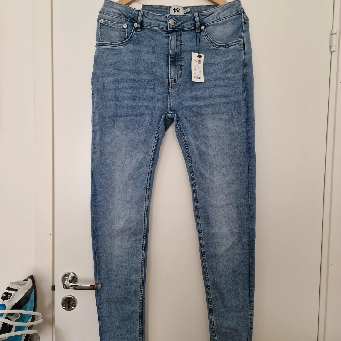 Ljusblå skinny jeans från Lager 157 XXL - 2