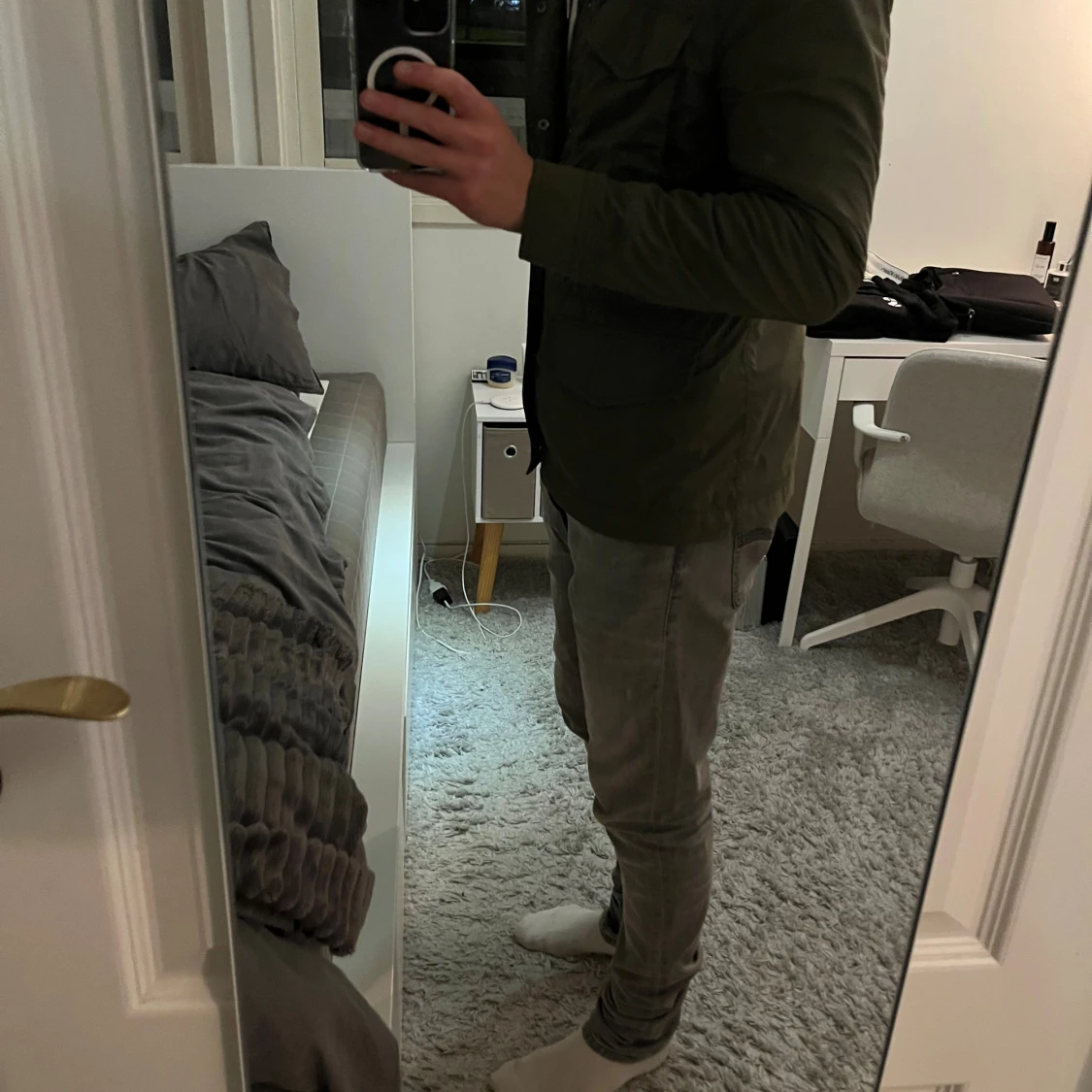 Grön fieldjacka från East West - 1