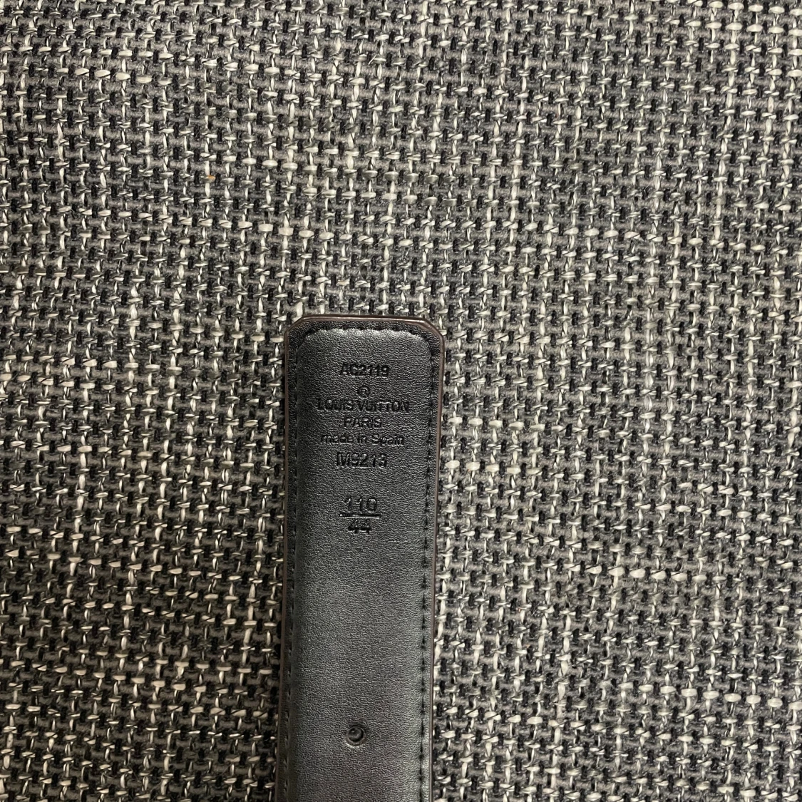 Louis Vuitton rutig skärp brun - 1