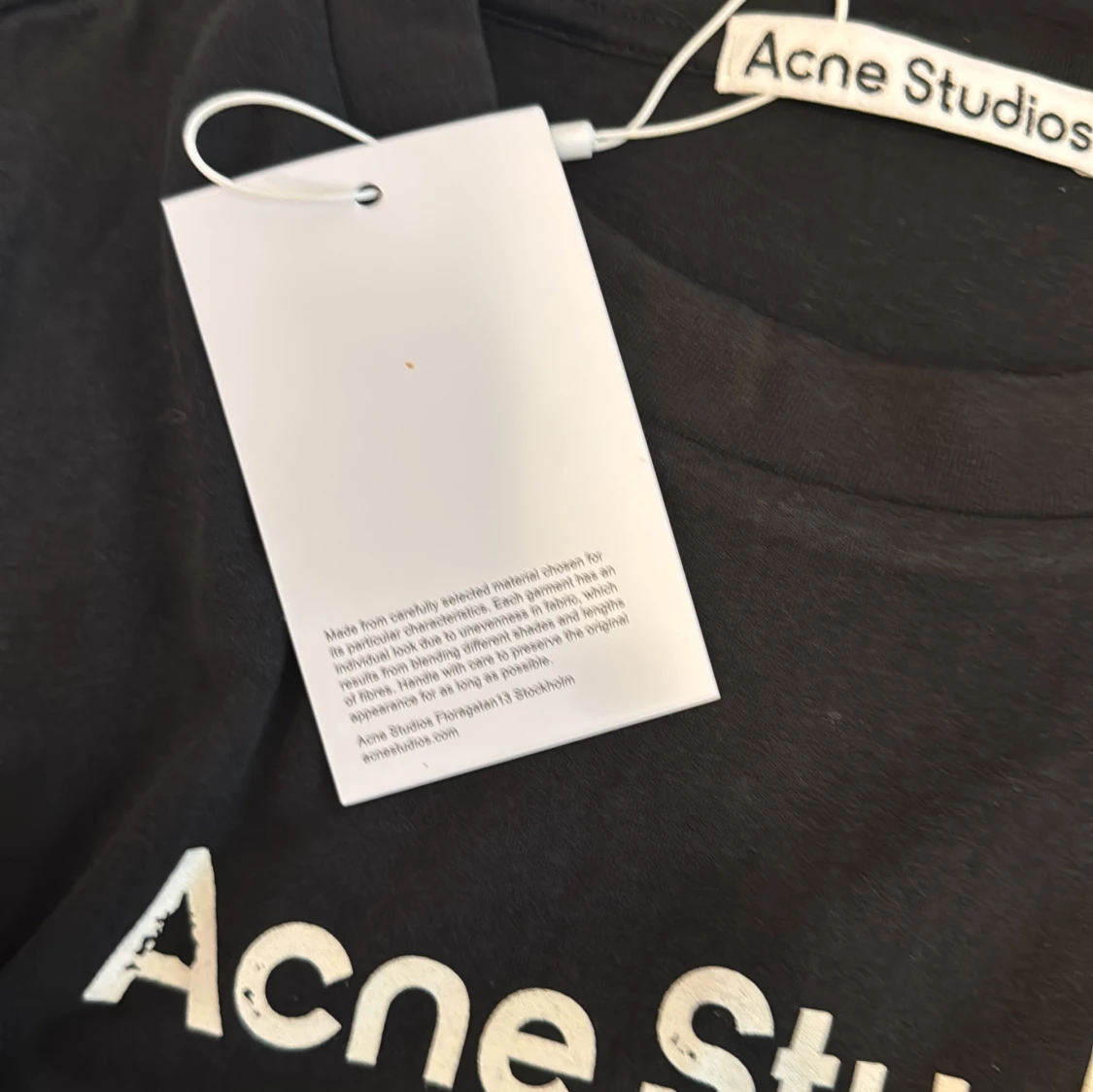 Svart Acne Studios t-shirt med tryck - 3