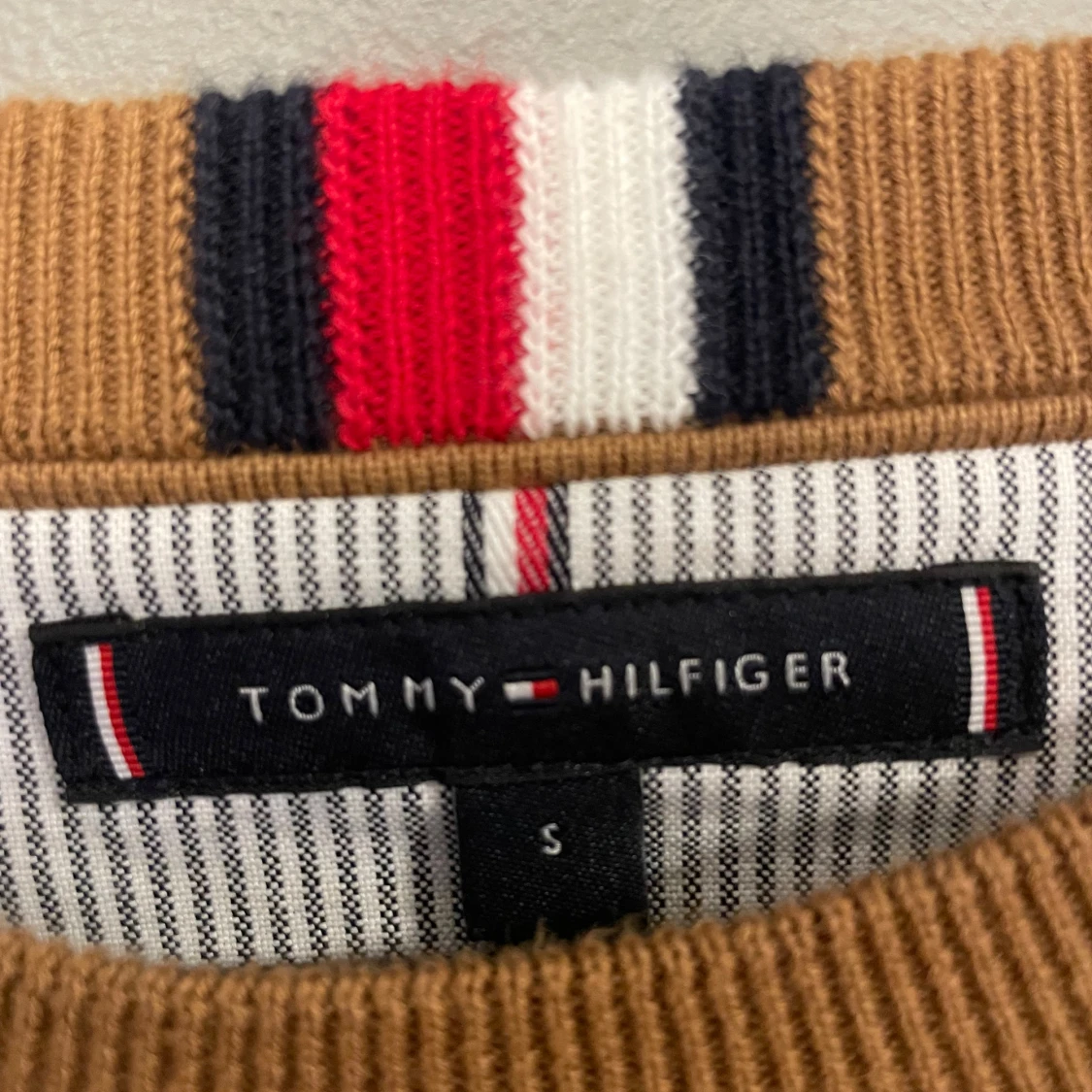 Beige stickad tröja Tommy Hilfiger - 2
