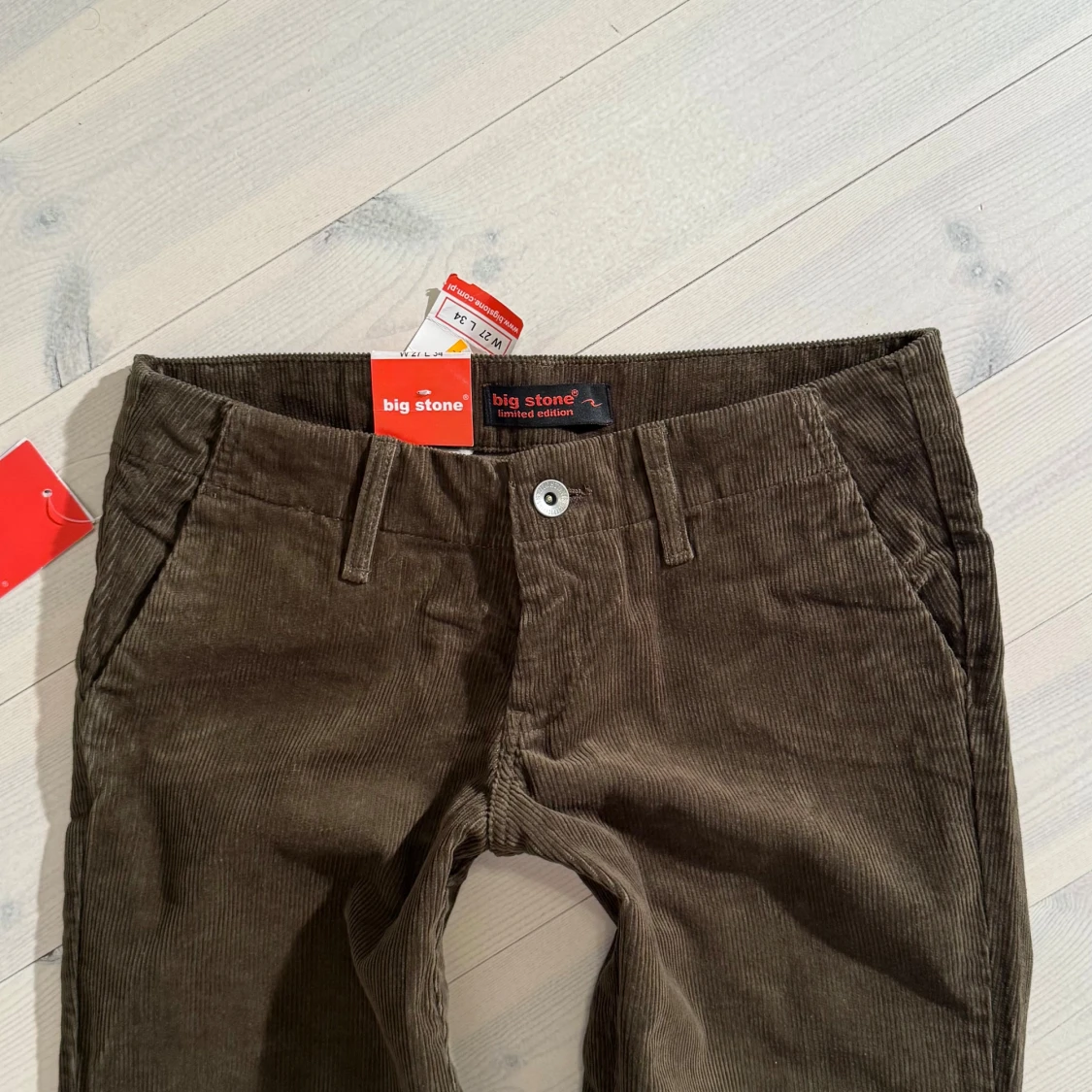 Brun/gröna Manchester Jeans  - 3