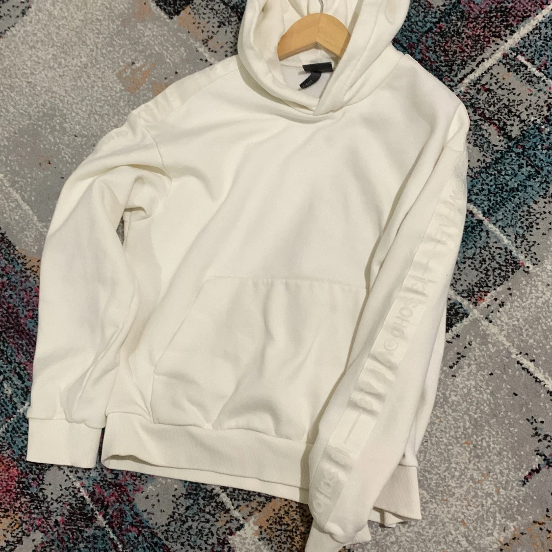 Vita mjukisbyxor från Smug, storlek M - 3