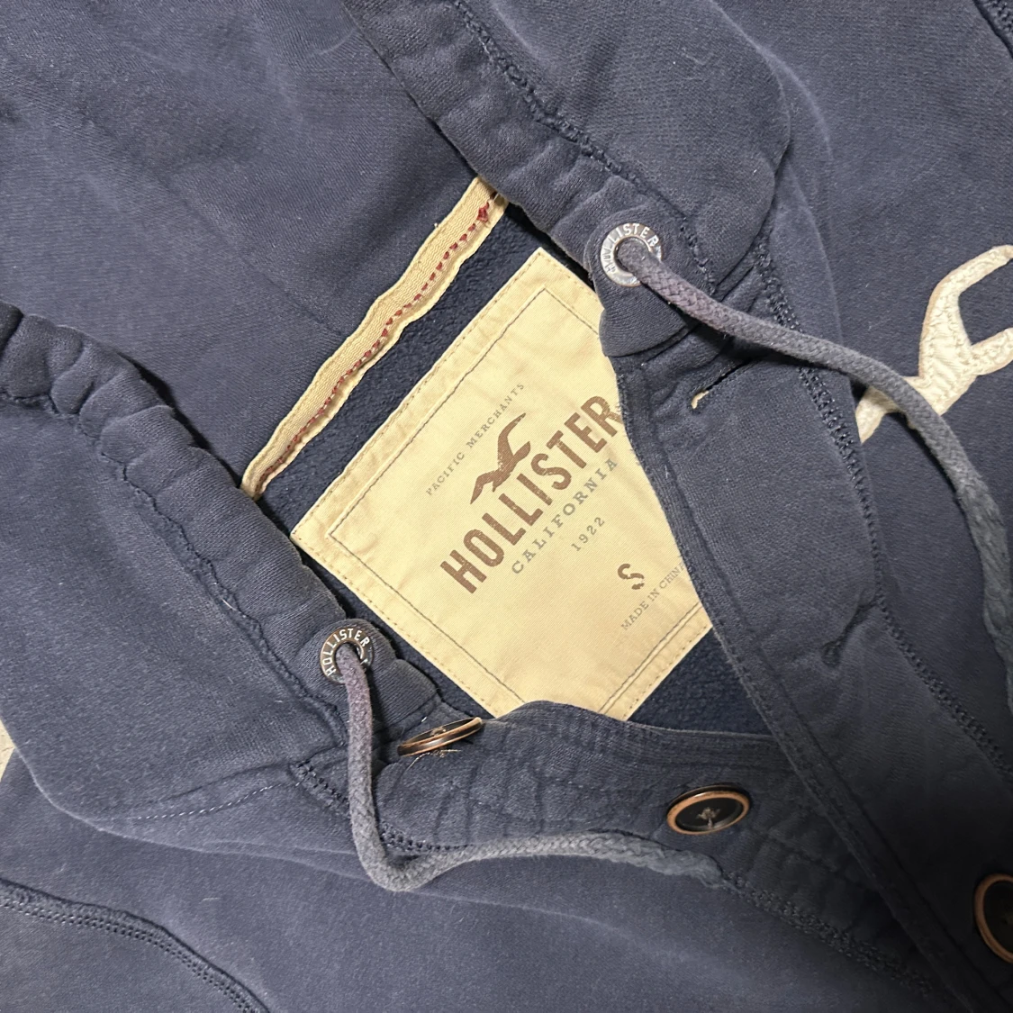 Vintage Hollister Hoodie med knappar - 2