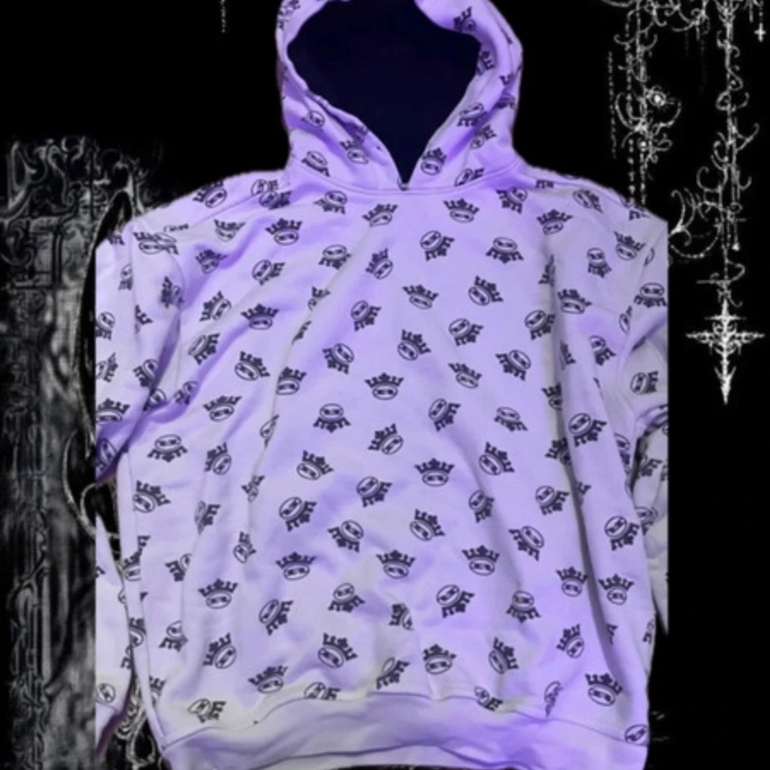 SWAG Affliction Royal Hoodie Y2K 90s Skater Rap Baggy Hoodie - 2