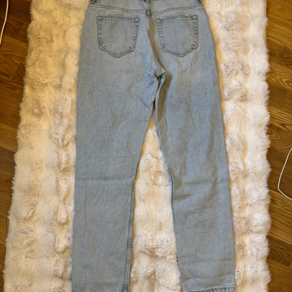 Ljusblå girlfriend jeans från JP - 1