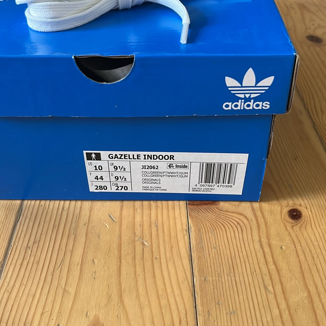 Adidas Gazelle indoor gröna sneakers mocka - 4